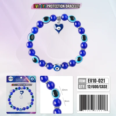 EV10-021, Evil Eye Bracelet Protection, 887257880018
