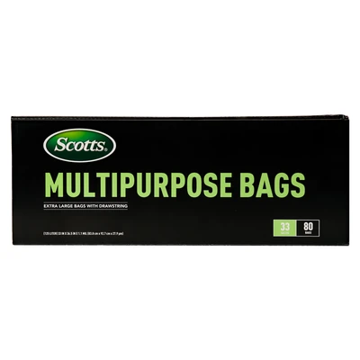 ST-30212, Drawstring Trash Bag Flex 33 Gal 80CT Black - Scotts, 191554302129