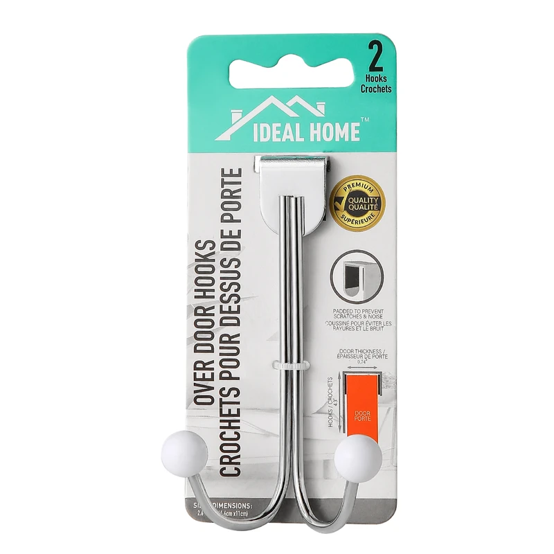 Ideal Home 1PK Over Door Hook