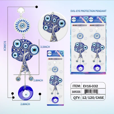 EV16-032, EVIL-EYE PROTECTION PENDANT, 887257860010