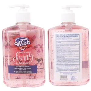 60232, Wish Hand Sanitizer 16.9oz Advance Pump Cherry Blossoms, 191554602328