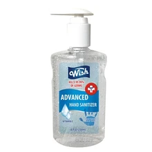 60215, Wish Hand Sanitizer 8oz Regular Pump Vitamin E, 191554602151