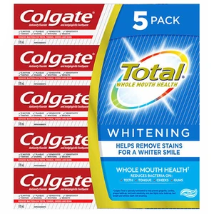 CTP170TW, Colgate TP 170ml 5.75oz Total Whitening 5PK