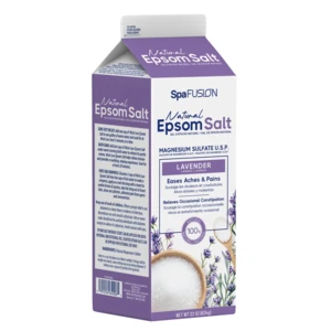 64012, Spa Fusion Epsom Salt 22oz Box Lavender, 191554640122