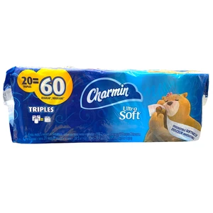 CHARMIN-S20, Charmin Soft Bath Tissue 20 Pack 198 Count, 037000488460