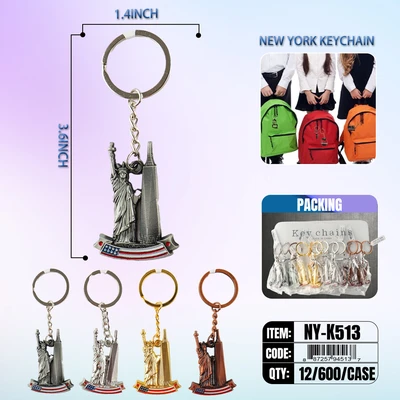 NY-K513, NY key chain, 887257945137