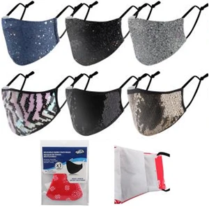 23112, Wish Reusable Cloth Mask Glitter, 191554231122