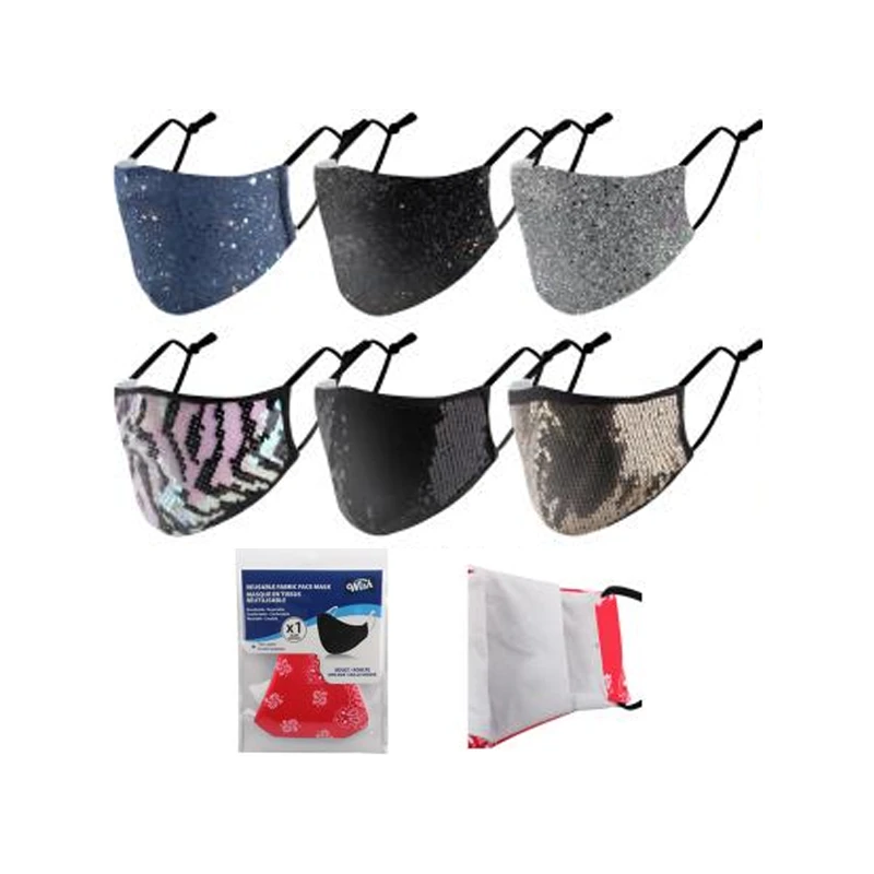 Wish Reusable Cloth Mask Glitter
