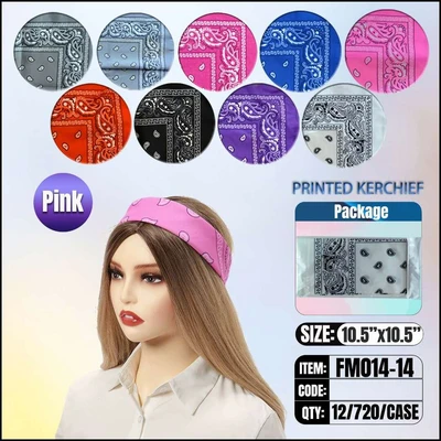 FM014-14, BANDANA Pink