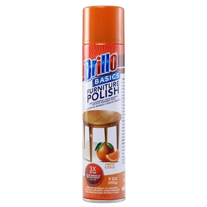 BB-28104, BRILLO FURNITURE POLISH ORNGE Aerosol 9oz, 810020281040