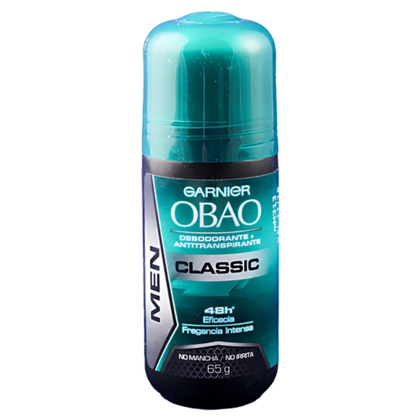 ODM65C, Obao Roll On Desodorante 65g for Men Classic, 7501027286017