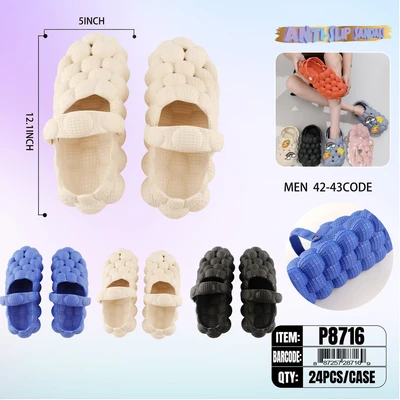 P8716, Bubble Slides Shoes For Women and Men, 887257287169