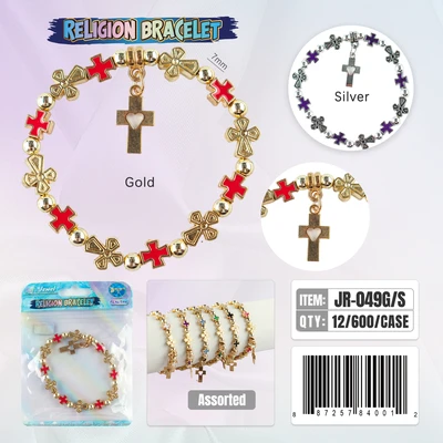 JR-049, Crystal Religion Bracelet, 887257840012