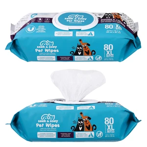 30149, Zeek & Zoey Pet cleaning wipes 80ct, 191554301498