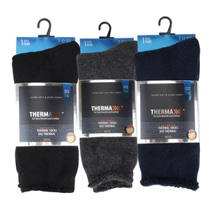 12302, Thermaxxx Winter Thermal Socks HD Men Solid, 191554123021