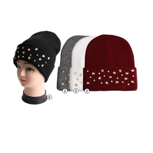 10117, Thermaxxx Winter Beanie Hat w/ Multi Stones, 191554101173