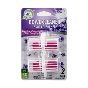 60116-1, Air Fusion Bowl Cleaner & Freshener Hanger 2PK Lavender, 191554601161