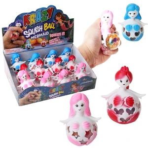 84046, Krazy Mermaid Squish Ball Multicolor, 191554840461
