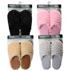 16016, Thermaxxx Ladies slipper Glitter Waves, 191554160163