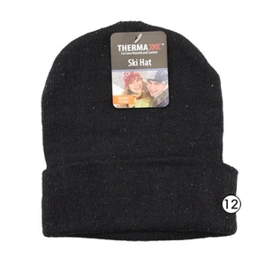 10035, Thermaxxx Winter Beanie Hat Black Only, 191554100350