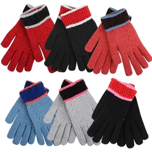 11273, Thermaxxx Ladies Gloves Cuff Lines Knit, 191554112735