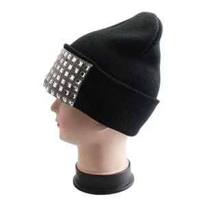 10123, Thermaxxx Winter Beanie Hat w/ Clear Stones, 191554101234