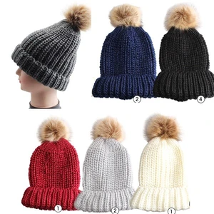 10121, Thermaxxx Winter Hat Pom Pom Cable Knit, 191554101210