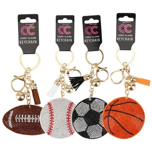 81044, CC Keychain Bling Sports, 191554810440