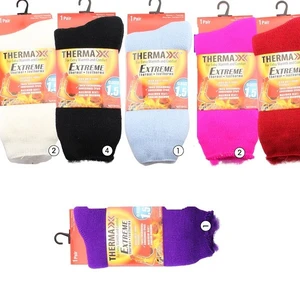 12203, Thermaxxx Winter Thermal Socks HD Ladies Solid, 191554122031
