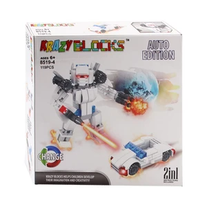 84003, KrazyBlocks Creator Police Car, 191554840034
