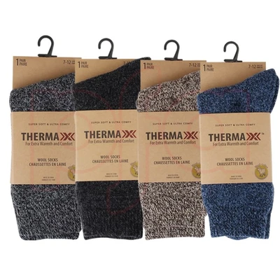 12313, Thermaxxx Men's Sock Wool HD, 191554123137