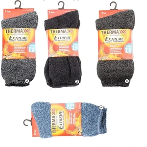 12304, Thermaxxx Winter Thermal Socks HD Marled Men, 191554123045