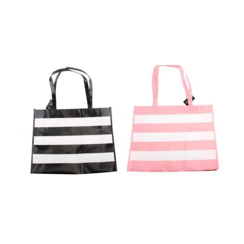 Woven Bag 15x19.7x5.5in Stripe