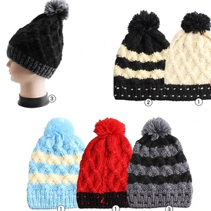 10118, Thermaxxx Winter Hat Pom Pom Cable Knit, 191554101180
