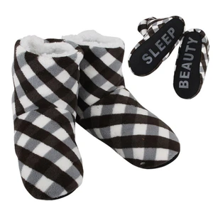 16027, Cozy House Booties Assorted Words Bottom, 191554160279