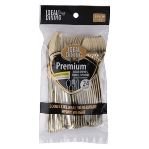 36010, Ideal Dining HD 24CT Gold Cutlery Combo, 191554360105