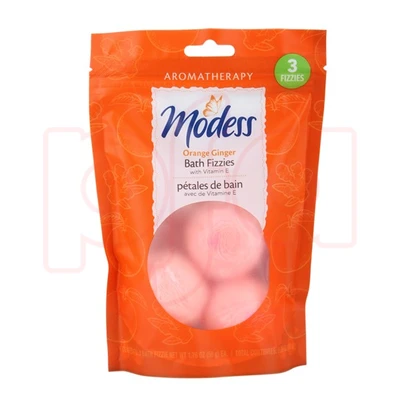 M00829, Modess Bath Fizzies 3PK Orange Ginger, 191554008298